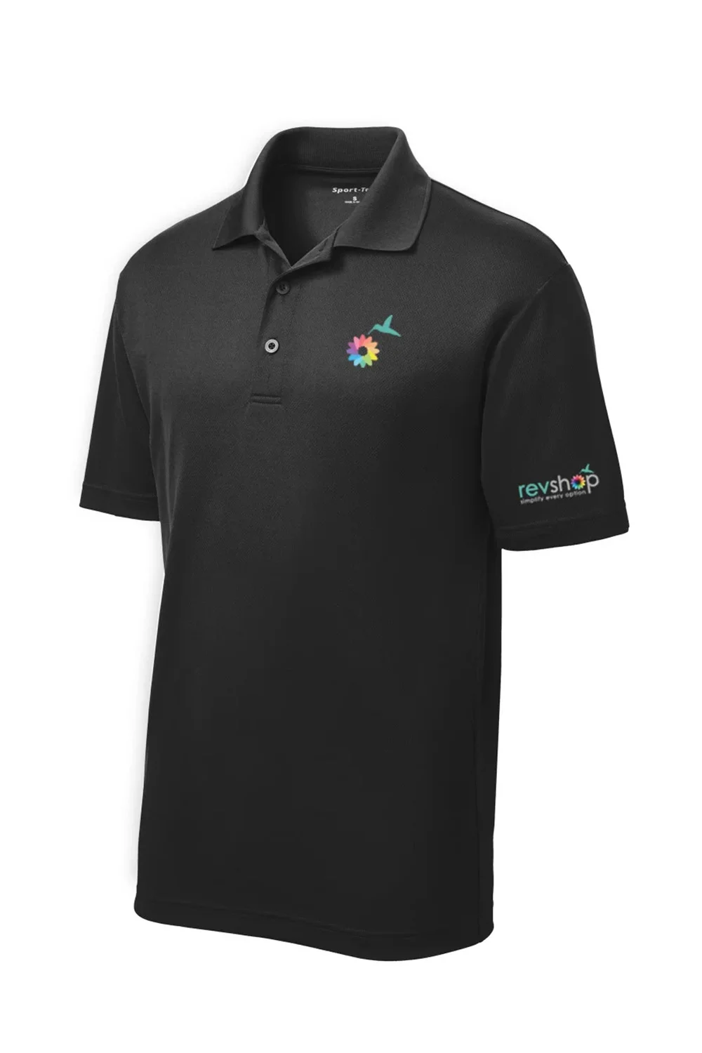 Alternative view of Men's Polo | Sleeve Logo